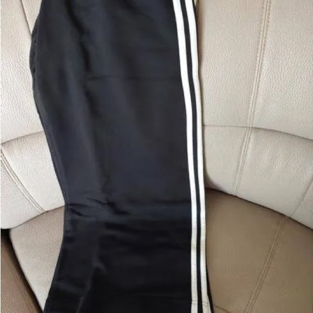 Adidas Women's Essentials 3-Stripes Wide Sportswear Pants - Picture 6 of 11